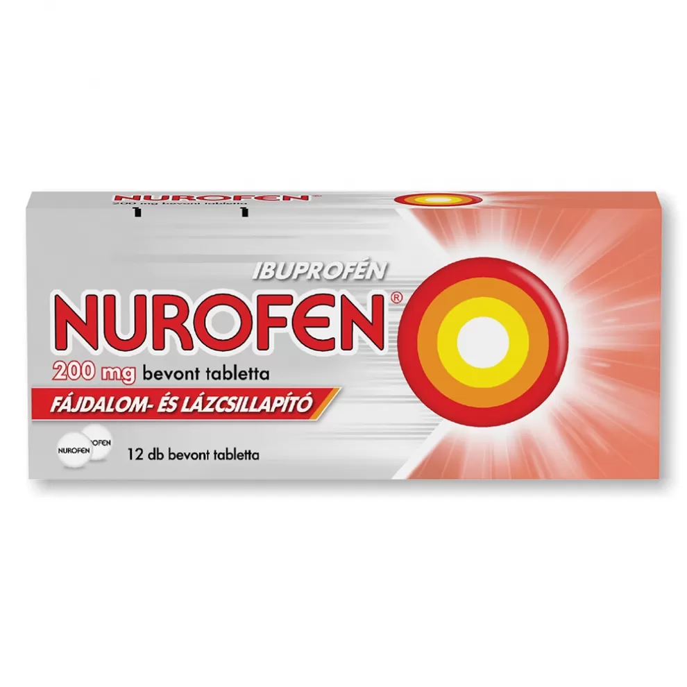 Mikszáth Gyógyszertár - Nurofen 200 mg bevont tabletta 12x