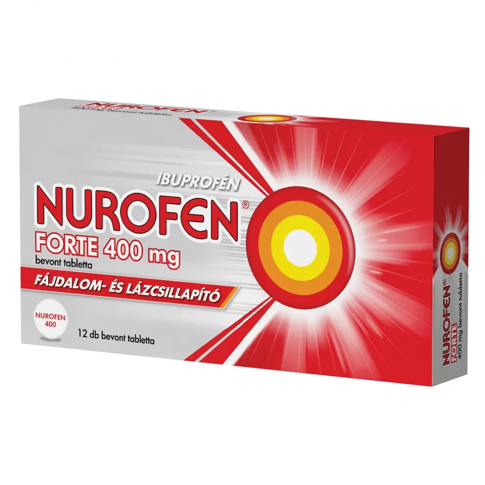Mikszáth Gyógyszertár - Nurofen forte 400mg bevont tabletta  12x