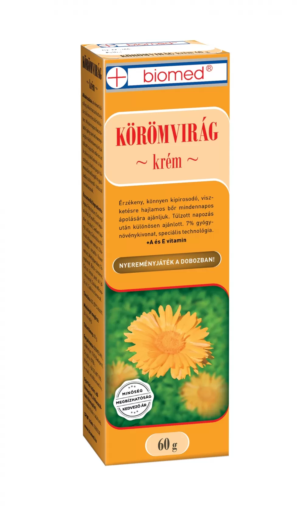 Mikszáth Gyógyszertár - Biomed körömvirág krém 60g