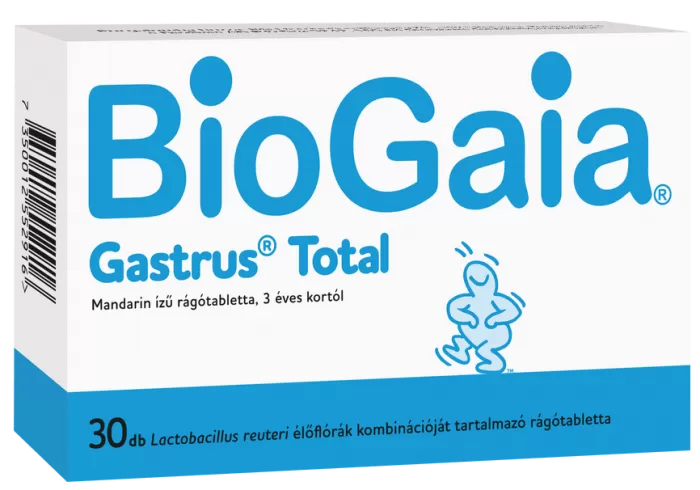 Mikszáth Gyógyszertár - Biogaia gastrus total ragotabl.mandarin 30x