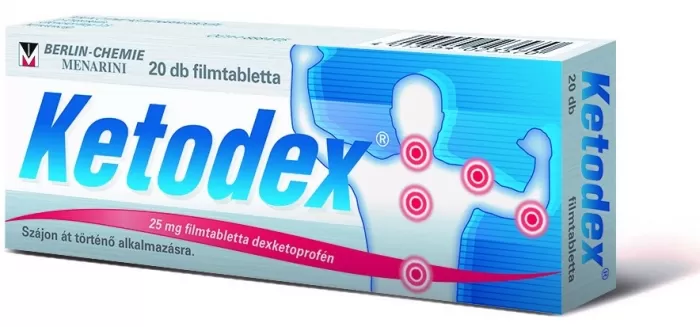 Mikszáth Gyógyszertár - Ketodex 25 mg filmtabletta 20db