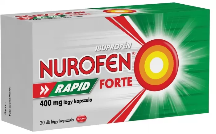 Mikszáth Gyógyszertár - Nurofen rapid forte 400mg lágy kapszula  20x