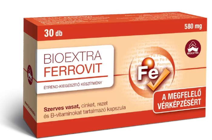 Mikszáth Gyógyszertár - Bioextra ferrovit kapszula 30x