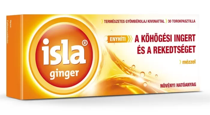 Mikszáth Gyógyszertár - Isla-ginger szopogató tabletta 30x