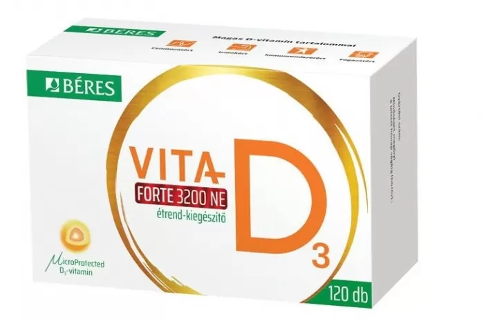 Mikszáth Gyógyszertár - Béres vita-d3 forte 3200ne étrendkiegészítő tabletta 120x