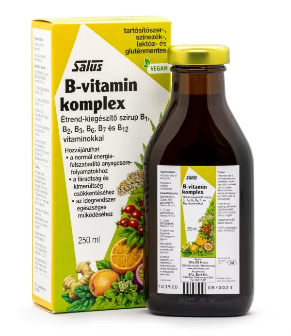 Mikszáth Gyógyszertár - B-vitamin komplex szirup 250ml salus-haus