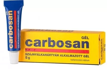 Mikszáth Gyógyszertár - Carbosan szajnyalkahártyán alkalmazott gél  1x5 g