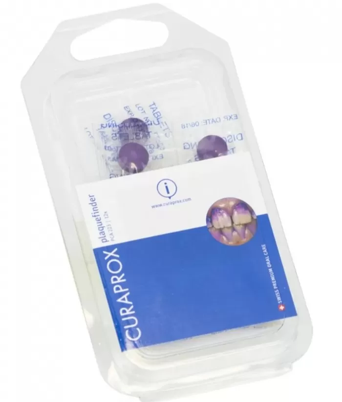 Mikszáth Gyógyszertár - Curaprox pca223 ketfázisú plakkfestő tabletta 12x