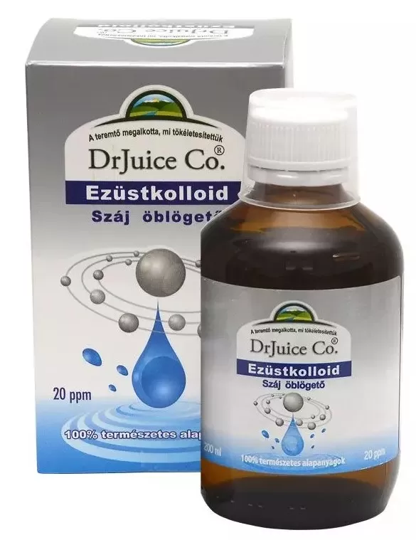 Mikszáth Gyógyszertár - Dr juice ezüstkolloid száj/torok öblítő 200ml