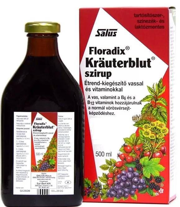 Mikszáth Gyógyszertár - Floradix krauterblut-s szirup  500ml salus-haus