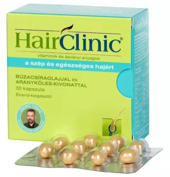 Mikszáth Gyógyszertár - Hairclinic hajerősítő (szépség) kapszula  30x