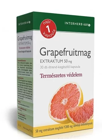 Mikszáth Gyógyszertár - Interherb grapefruitmag extra kapszula 30x