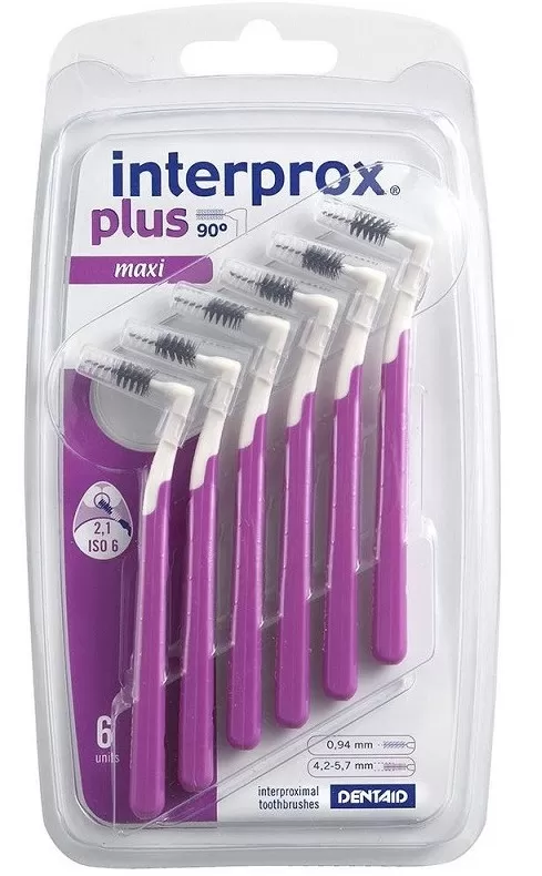 Mikszáth Gyógyszertár - Interprox plus fogközkefe maxi lila 6x