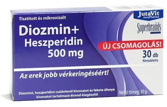 Mikszáth Gyógyszertár - Jutavit diozmin+hheszperidin 500mg tabletta 30x