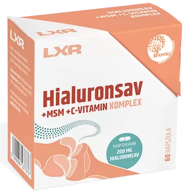 Mikszáth Gyógyszertár - Lxr hialuronsav+msm+c-vitamin komplex kapszula 60x