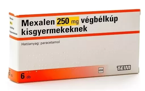 Mikszáth Gyógyszertár - Mexalen  250 mg végbélkúp kisgyermek 6x