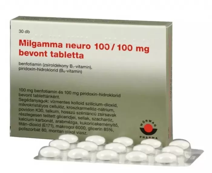 Mikszáth Gyógyszertár - Milgamma neuro 100/100mg bevont tabletta  30x