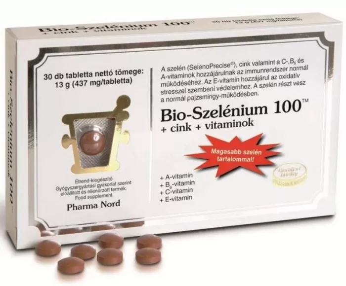 Mikszáth Gyógyszertár - Pharmanord bio-szelénium 100+zn+vitamin tabletta  30x