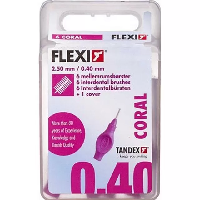 Mikszáth Gyógyszertár - Tandex flexi coral 0.40mm fogközkefe 6x