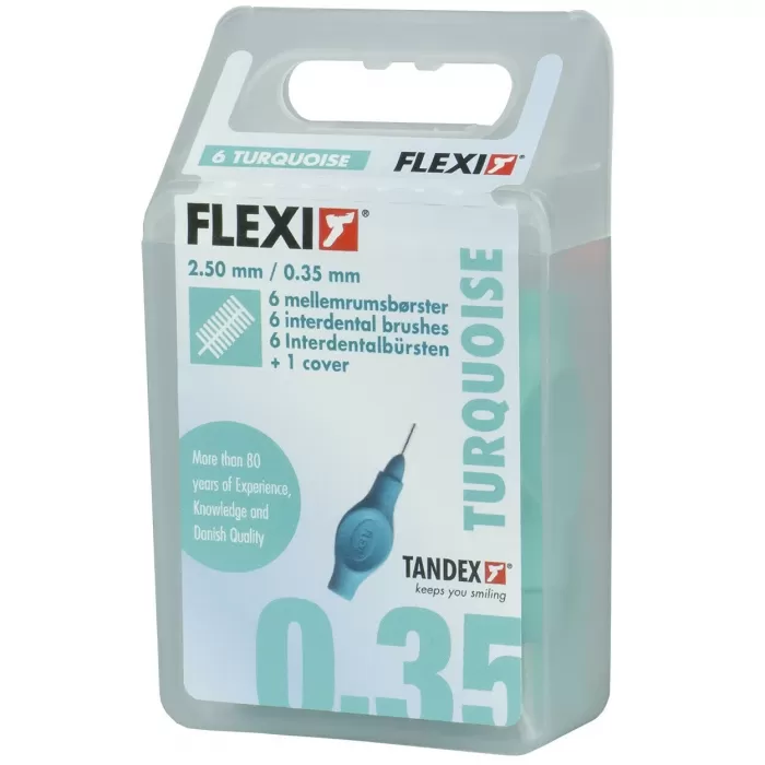 Mikszáth Gyógyszertár - Tandex flexi türkiz 0.35mm fogközkefe 6x
