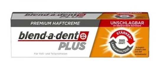 Mikszáth Gyógyszertár - Blend-a-d prémium plus duo műfogsor ragasztó 40g