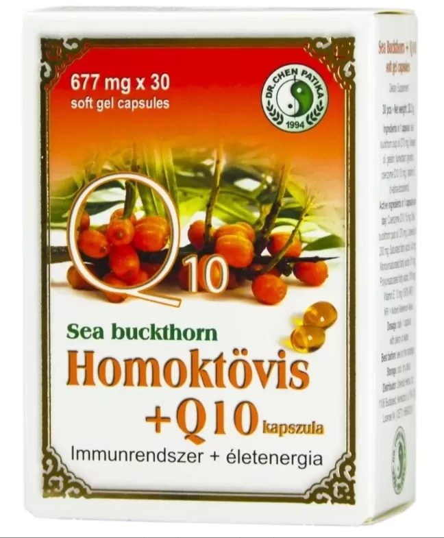 Mikszáth Gyógyszertár - Dr chen homoktovis q10 677mg kapszula 30x