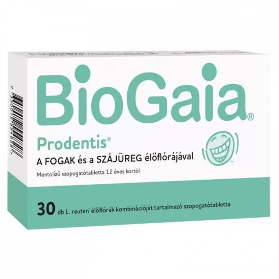 Mikszáth Gyógyszertár - Biogaia prodentis szopogató tabletta mentolos 30x