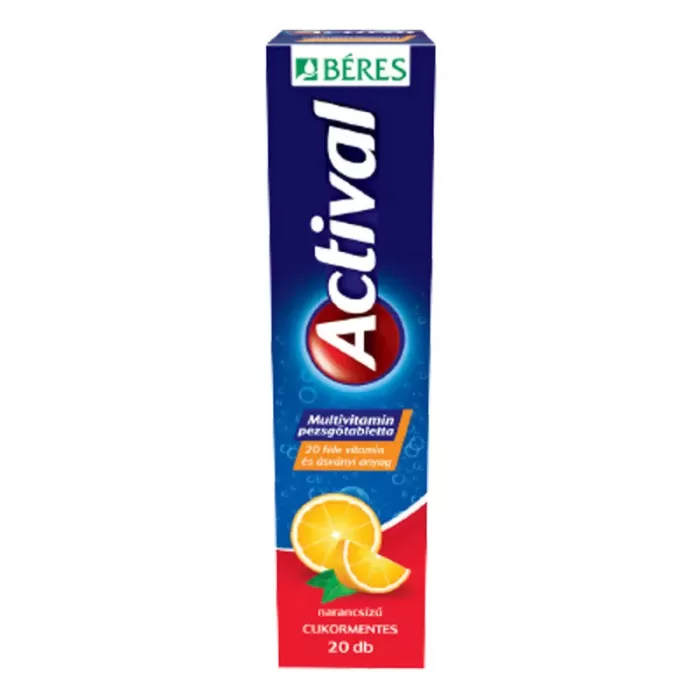 Mikszáth Gyógyszertár - Béres actival multivitamin pezsgőtabletta narancs izben 20x